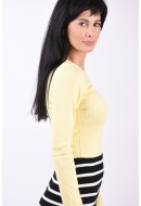 Women Blouse Jjxx Jxfreya Str Ls Rib French Vanilla